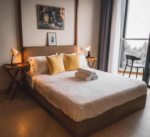 Katil atau katil-katil dalam bilik di Timurbay Seafront Residence [Swan Suite]