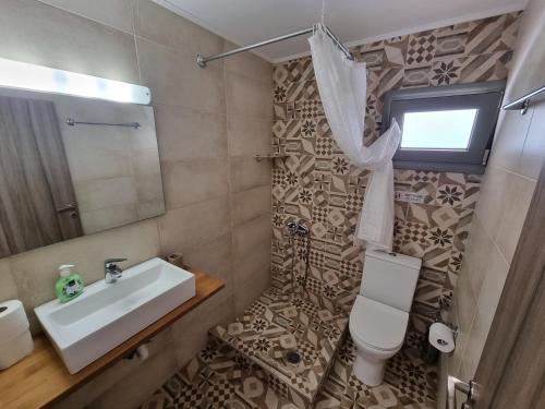Koupelna v ubytování Seastone Villas