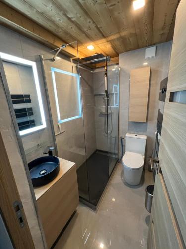 Kúpeľňa v ubytovaní Le Sapin B19 Megeve - Demi Quartier