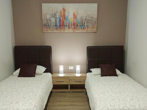 Cama o camas de una habitación en Centar lux 2