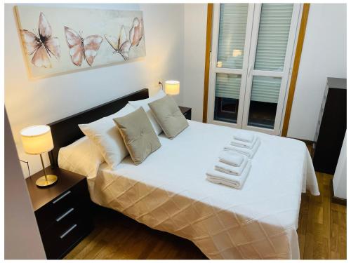 Postel nebo postele na pokoji v ubytování Apartamento TIERRA