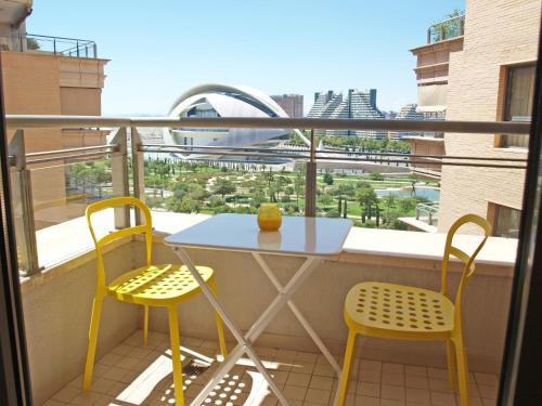 Balcon ou terrasse dans l'établissement ApartUP Yellow Opera View