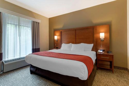 Кровать или кровати в номере Comfort Suites Kingsport South