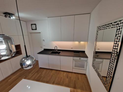 Una cocina o zona de cocina en Apartments & Burgers REZIDENCA PIPANOVA