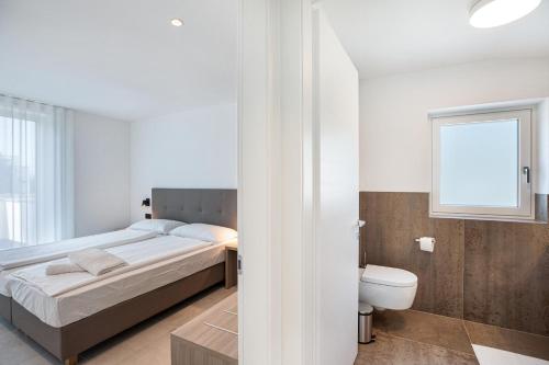 Kúpeľňa v ubytovaní Apartments Curti - Abendrot