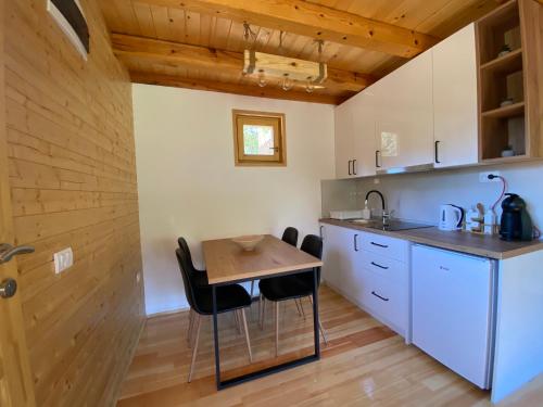 Kuchyň nebo kuchyňský kout v ubytování Apartman Lenka i Apartman Vagončić