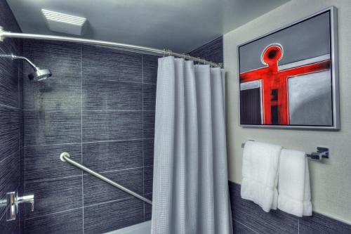 Salle de bains dans l'établissement Hotel Forestel