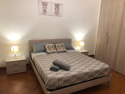 Ένα ή περισσότερα κρεβάτια σε δωμάτιο στο Don Ciccio's House