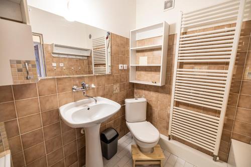 Vannituba majutusasutuses Apartmán Absolon