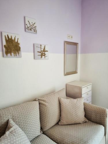 Χώρος καθιστικού στο Physis - Seaview Maisonette