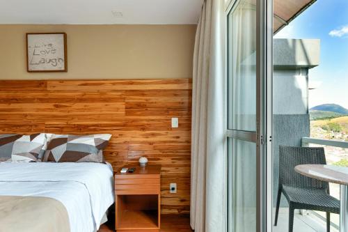 Hotel Petropolis Innにあるベッド