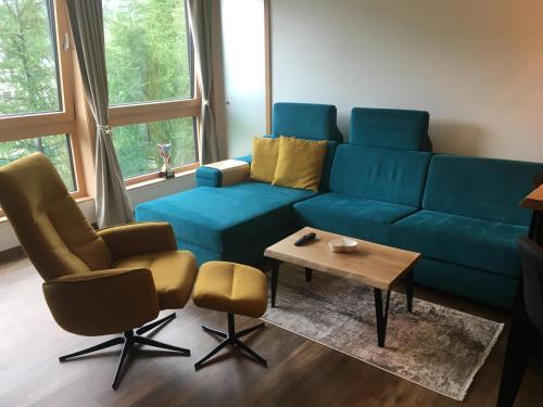 Ruang duduk di Apartmán s výhľadom na štíty Ovruč 312