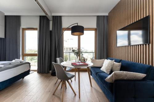 Posedenie v ubytovaní Apartament Nadmotławie 115