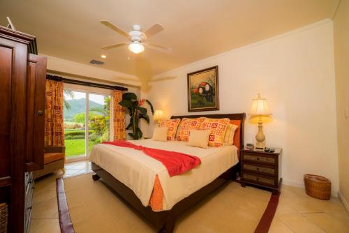 A bed or beds in a room at Los Suenos Resort Del Mar 4O by Stay in CR