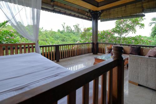 Μπαλκόνι ή βεράντα στο Sunrise Villa Ubud