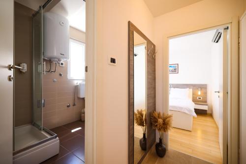 Kúpeľňa v ubytovaní Dok Apartment