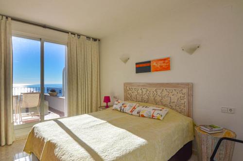 Cama o camas de una habitación en Apartment penthouse Cumbre del Sol