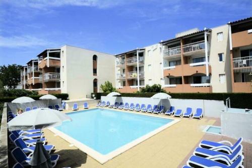 Studio Cap d'Agde avec piscine proche de la mer