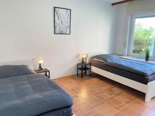 Postel nebo postele na pokoji v ubytování Spacious Apartment in Ibbenbüren