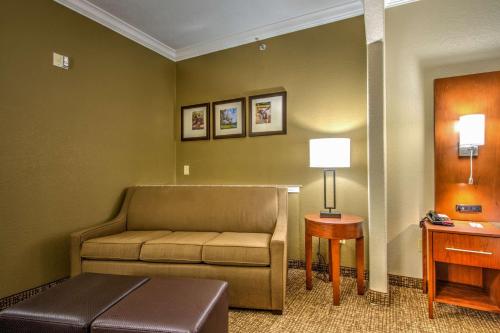 Posezení v ubytování Comfort Suites Tomball Medical Center