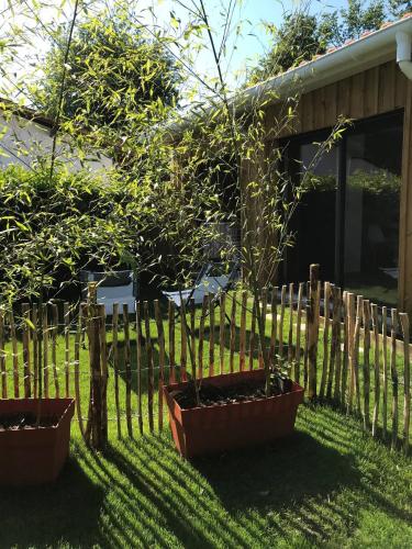 Afbeelding uit fotogalerij van Charmante Cabane Bois in Gujan-Mestras