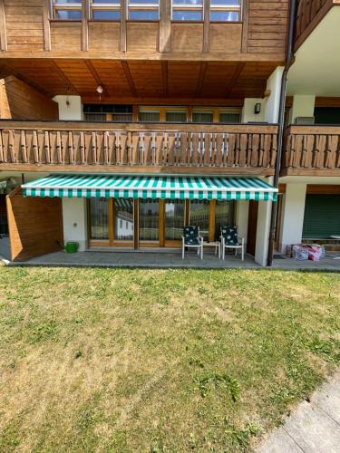 Balkón nebo terasa v ubytování Haus Brunnmatt Zermatt