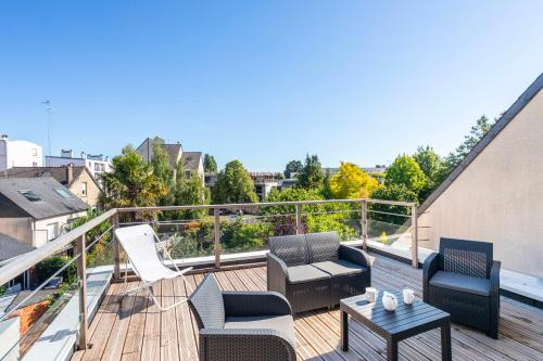 Teranga - Studio avec grande terrasse dans Rennes