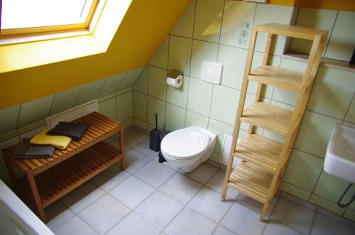 Phòng tắm tại Ferienwohnung Eva
