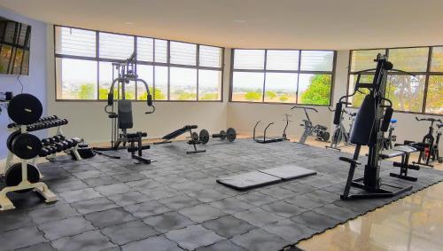 Fitness centrum a/nebo fitness zařízení v ubytování Dulcinea Mini House