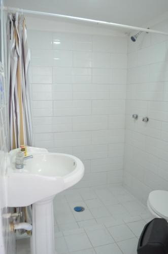 Ένα μπάνιο στο Vicalis Hotel, Villas y Glamping