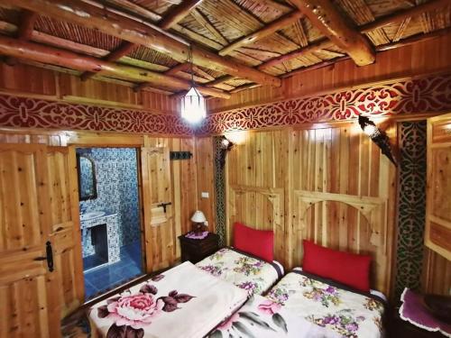 Cama o camas de una habitación en Gite Tizi Mizik