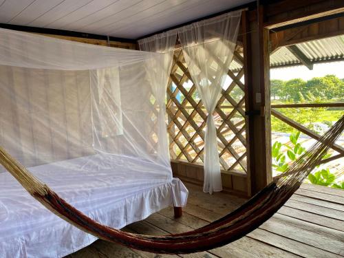 Cama o camas de una habitación en Alojamiento Rural Gavilan Tatatao