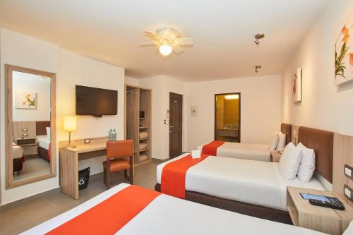 Кровать или кровати в номере Casa Andina Standard Machu Picchu