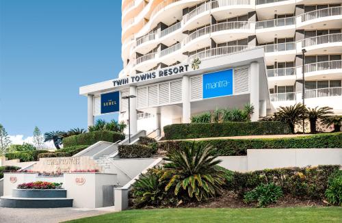 a view of the front of a building at The Sebel Twin Towns in Gold Coast