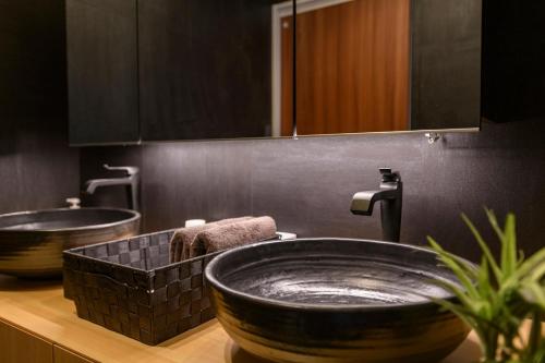 Ванная комната в villa-rizo古川
