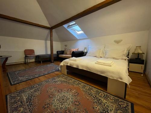 Postel nebo postele na pokoji v ubytování Guest house Elit