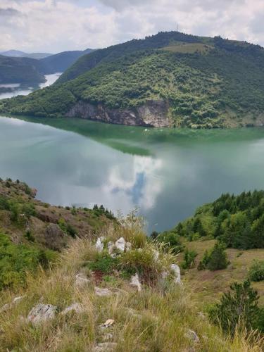 a view of a large body of water at Apartman Teodora Uvac in Nova Varoš