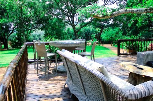 Κήπος έξω από το Harnham Mountain Lodge
