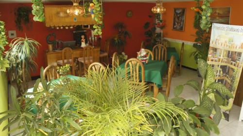 Posezení v ubytování Hotel Posada Tolteca