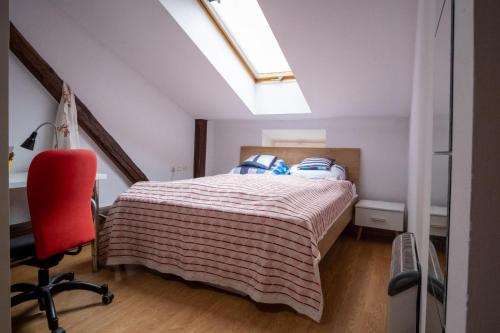 Posteľ alebo postele v izbe v ubytovaní Bright Loft Radziwiłłowska Street