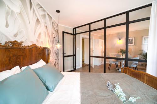 Posteľ alebo postele v izbe v ubytovaní Loft przy Bulwarach