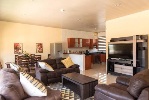 O zonă de relaxare la Lukonde - Kat-Onga Apartments