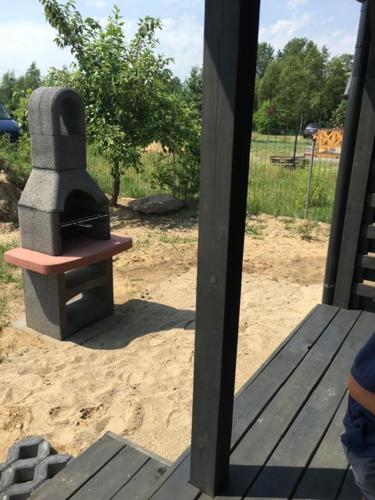 Zahrada ubytování Domki Tręby Stare