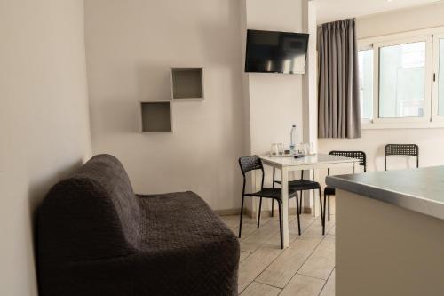 Χώρος καθιστικού στο Apartamentos Comfort Calella