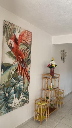 Posezení v ubytování villa des aigles