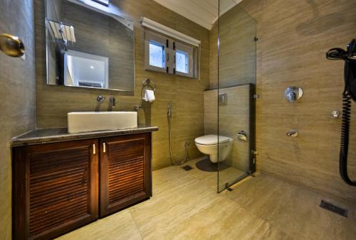 Koupelna v ubytování HOTEL METROPOLIS SRINAGAR