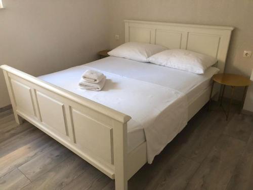 Posteľ alebo postele v izbe v ubytovaní Apartment SKYE