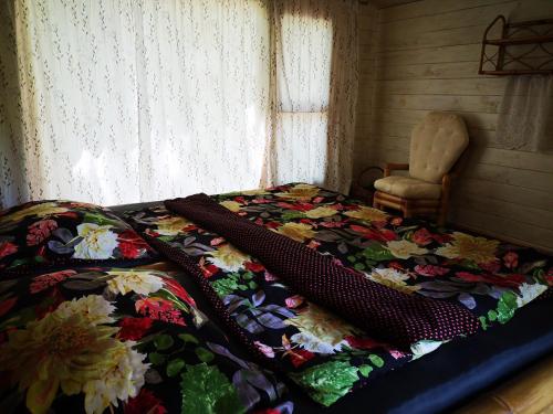 Postel nebo postele na pokoji v ubytování Ranč Nová Zem