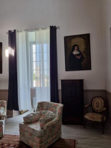 Χώρος καθιστικού στο Partie de Château du XI ieme à Canet d'Aude