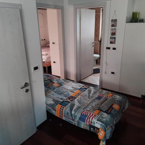 Katil atau katil-katil dalam bilik di Apartma Rok